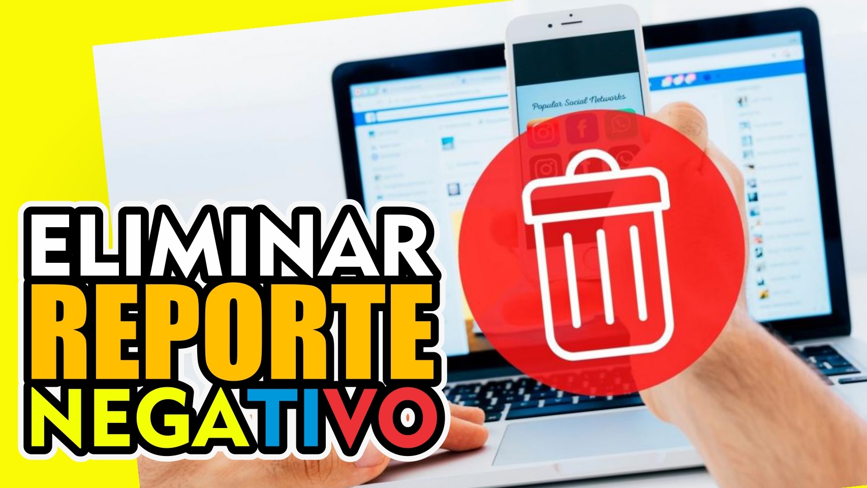 cómo borrar un reporte negativo